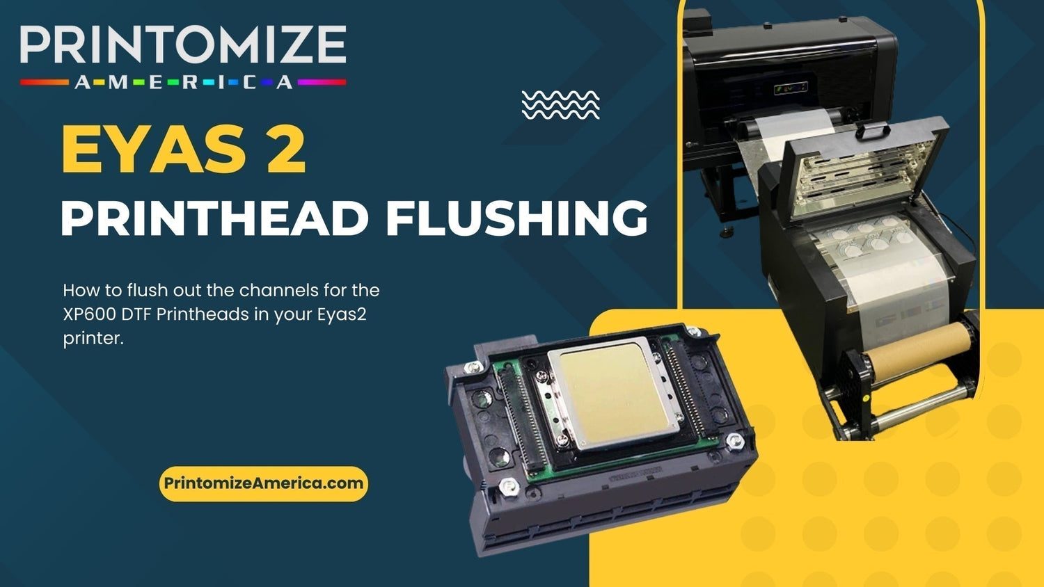 How to Flush Out the Channels for the XP600 DTF Printheads in Your Eyas2 Printer