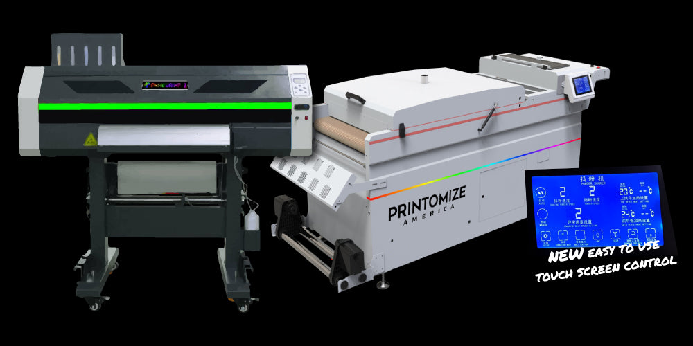 USA L1800 A3 DTF Printer Direct to Film Transfer +Automatic Powder